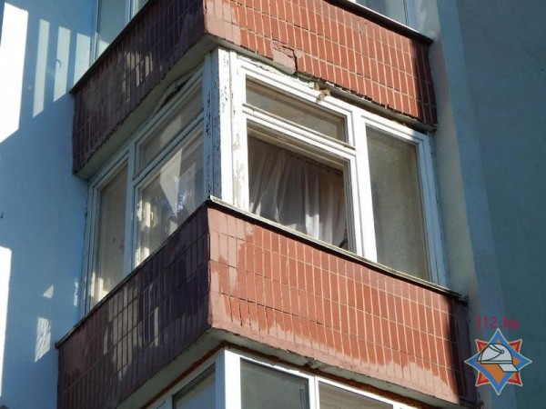В Орше произошел взрыв в одной из квартир многоэтажного дома. Фото МЧС