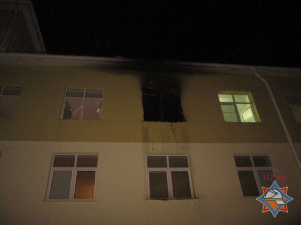 В Витебске произошел пожар в больнице скорой помощи. Фото МЧС