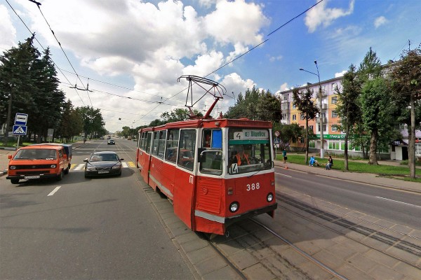 Возле больницы скорой помощи в Витебске установят светофор. Фото Яндекс.Панорамы