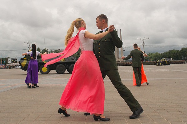 Gразднование Дня десантника в Витебске. Фото Сергея Серебро