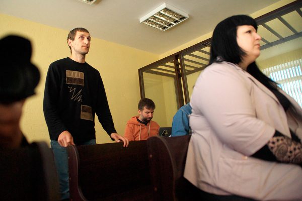 Максим Самсонов в суде Первомайского района. Фото Сергея Серебро