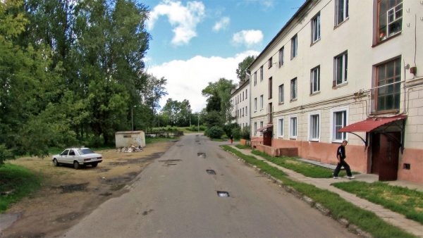 Улица Мясникова в Витебске. Фото Яндекс.Панорамы