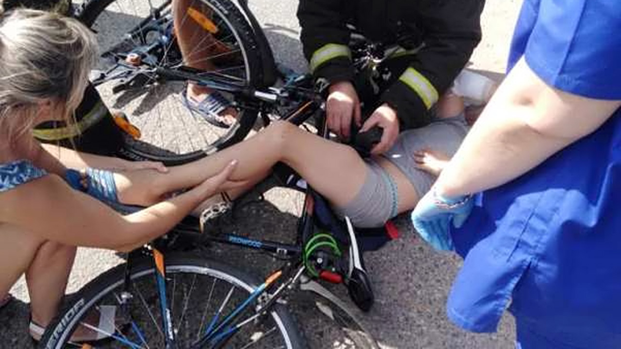 В Бешенковичах ногу ребенка пробило рукояткой велосипедного тормоза. Фото МЧС