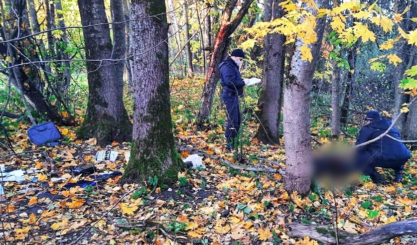 Мёртвого шриланкийца нашли возле границы в Браславском районе. Фото СК